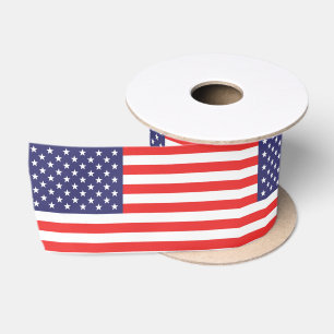 Flagge der USA Satinband