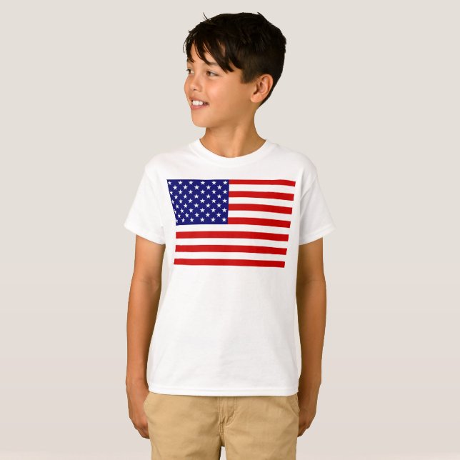 Flagge der USA T-Shirt (Vorne ganz)