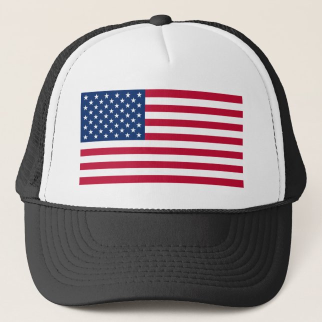 Flagge der USA Truckerkappe (Vorderseite)