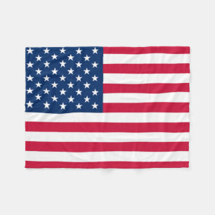Flagge der USA - USA - Patriotik Fleecedecke