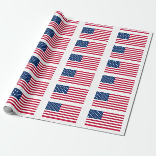 Flagge der USA - USA - Patriotik - Geschenkpapier