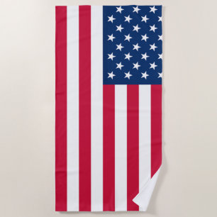 Flagge der USA - USA - Patriotik - Strandtuch