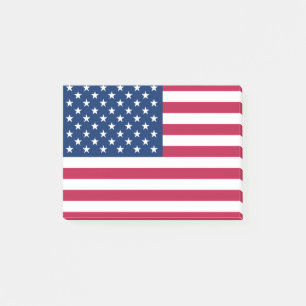 Flagge der Vereinigte Staaten Posten-it® Post-it Klebezettel
