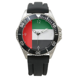 Flagge der Vereinigten Arabischen Emirate (AE) Armbanduhr