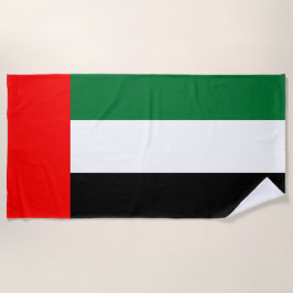 Flagge der Vereinigten Arabischen Emirate (AE) Strandtuch