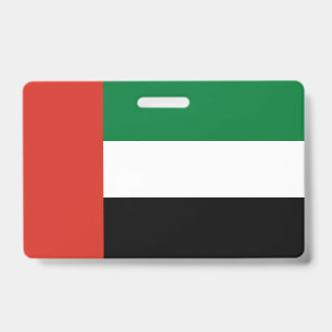 Flagge der Vereinigten Arabischen Emirate Ausweis