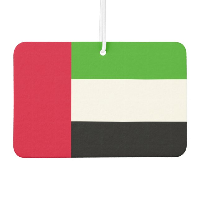 Flagge der Vereinigten Arabischen Emirate Autolufterfrischer (Vorderseite)