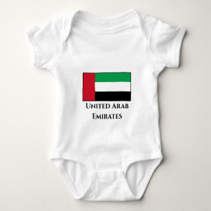 Flagge der Vereinigten Arabischen Emirate Baby Strampler