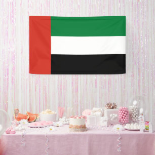 Flagge der Vereinigten Arabischen Emirate Banner