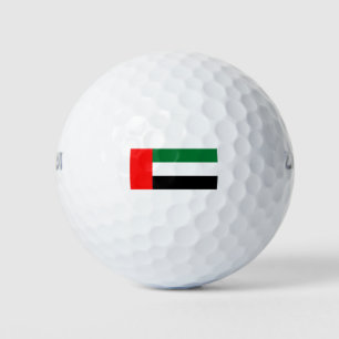 Flagge der Vereinigten Arabischen Emirate Golfball