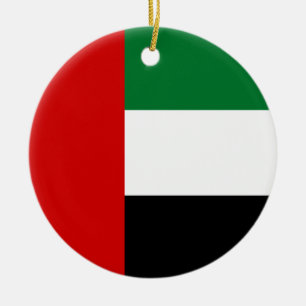 Flagge der Vereinigten Arabischen Emirate Keramik Ornament