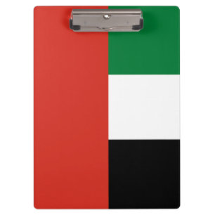 Flagge der Vereinigten Arabischen Emirate Klemmbrett