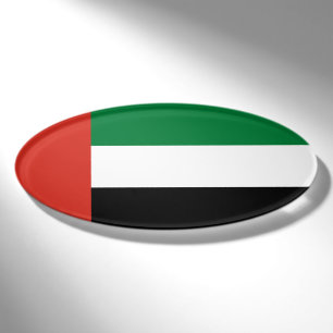 Flagge der Vereinigten Arabischen Emirate Namenschild
