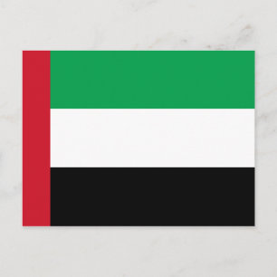 Flagge der Vereinigten Arabischen Emirate Postkarte
