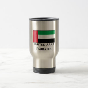 Flagge der Vereinigten Arabischen Emirate Reisebecher