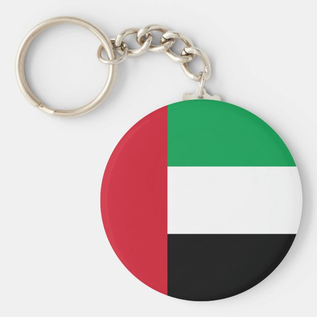 Flagge der Vereinigten Arabischen Emirate Schlüsselanhänger (Vorne)