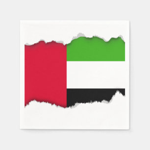 Flagge der Vereinigten Arabischen Emirate Serviette