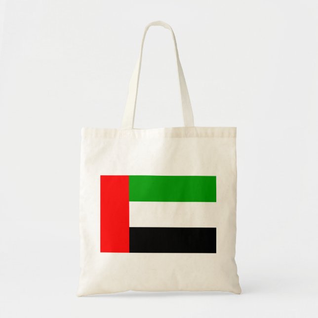 Flagge der Vereinigten Arabischen Emirate Tragetasche (Vorne)
