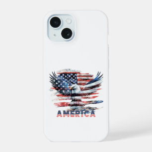 Flagge der Vereinigten Staaten. Amerika iPhone 15 Hülle