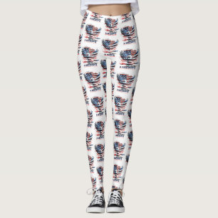 Flagge der Vereinigten Staaten. Amerika Leggings