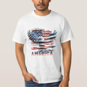 Flagge der Vereinigten Staaten. Amerika T-Shirt