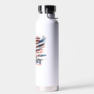 Flagge der Vereinigten Staaten. Amerika Trinkflasche