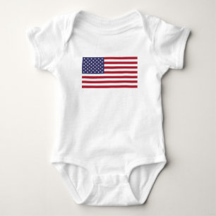 Flagge der Vereinigten Staaten Baby Strampler