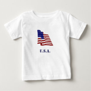 Flagge der Vereinigten Staaten Baby T-shirt