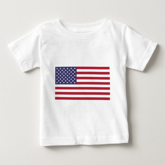 Flagge der Vereinigten Staaten Baby T-shirt (Vorderseite)