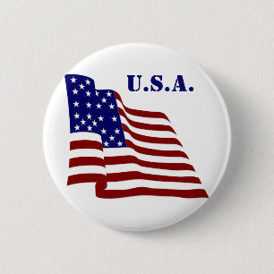 Flagge der Vereinigten Staaten Button