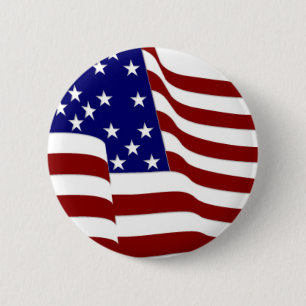 Flagge der Vereinigten Staaten Button