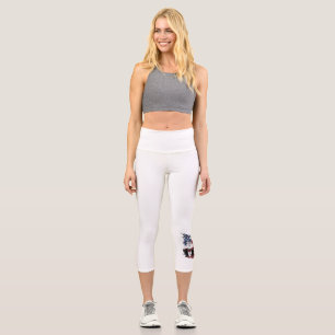 Flagge der Vereinigten Staaten.Donald Trump. Capri Leggings