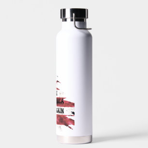 Flagge der Vereinigten Staaten.Donald Trump. Trinkflasche