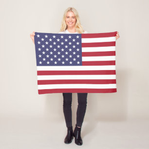 Flagge der Vereinigten Staaten Fleecedecke