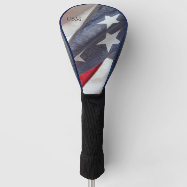 Flagge der Vereinigten Staaten Golf Headcover (Vorderseite)