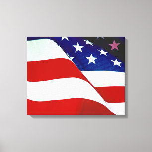 Flagge der Vereinigten Staaten Leinwanddruck