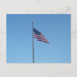 Flagge der Vereinigten Staaten Postkarte