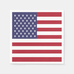 Flagge der Vereinigten Staaten Serviette
