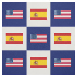 Flagge der Vereinigten Staaten, Spanienflagge auf  Stoff