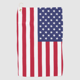 Flagge der Vereinigten Staaten von Amerika Golfhandtuch