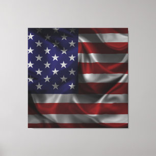Flagge der Vereinigten Staaten von Amerika Leinwanddruck
