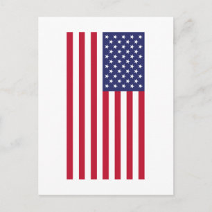 Flagge der Vereinigten Staaten von Amerika Postkarte