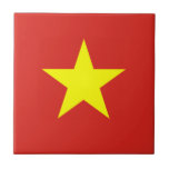 Flagge der vietnamesischen Keramik Fliese<br><div class="desc">Flagge der vietnamesischen Keramik</div>