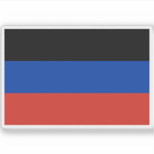 Flagge der Volksrepublik Donezk Aufkleber