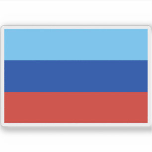 Flagge der Volksrepublik Lugansk Aufkleber