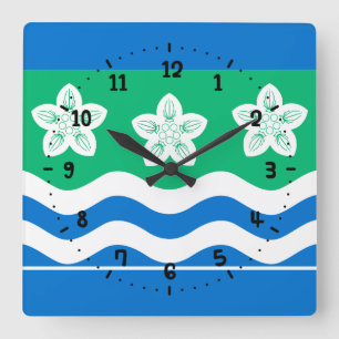 Flagge der Wanduhr Cumberland Square