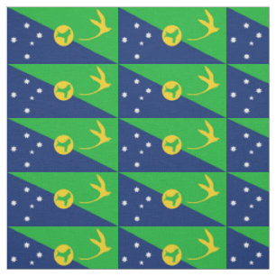 Flagge der Weihnachtsinsel Stoff