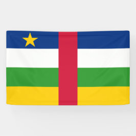 Flagge der Zentralafrikanischen Republik Banner