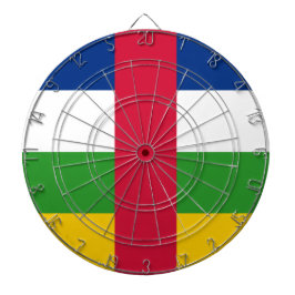 Flagge der Zentralafrikanischen Republik Dartscheibe