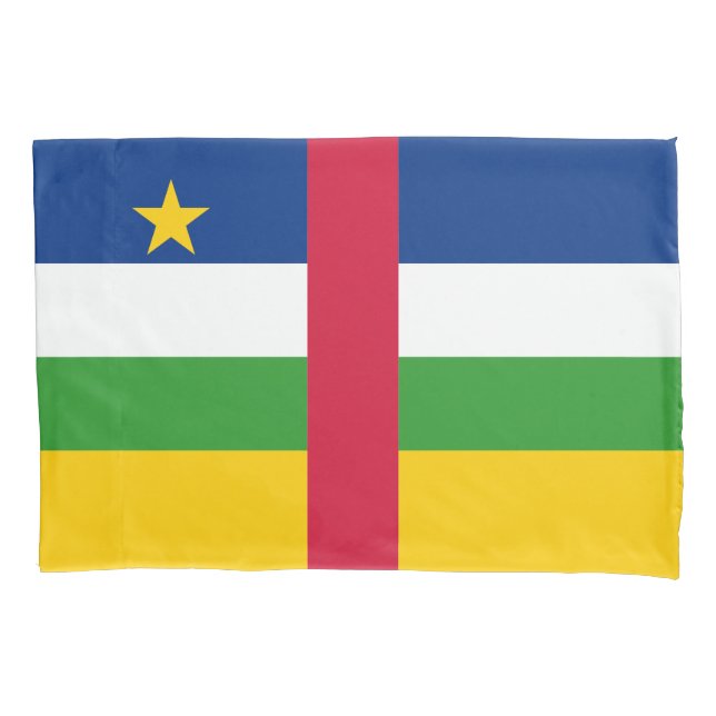 Flagge der Zentralafrikanischen Republik Kissenbezug (Vorderseite)